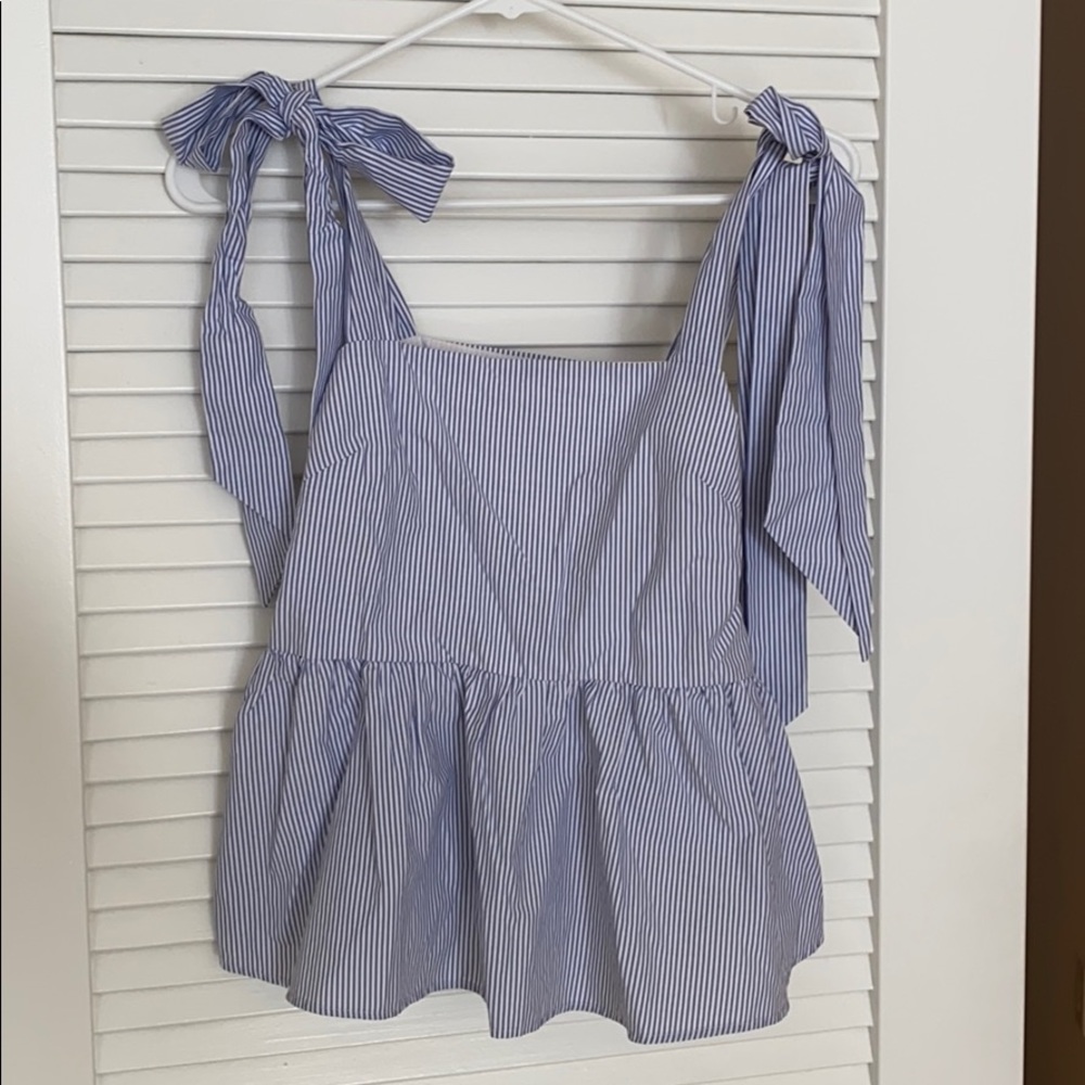 H&M tank with bow straps